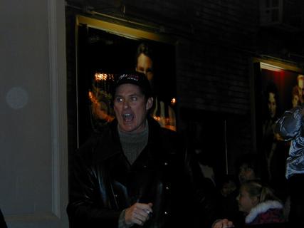 David Hasselhoff<br>Location: <a href="https://www.google.com/maps/search/?api=1&query=40.75863,-73.98724" target="_new">West 45th St outside Plymouth Theatre</a>